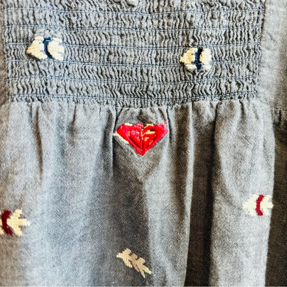 Roxy Girl Chambray Dress Size 14